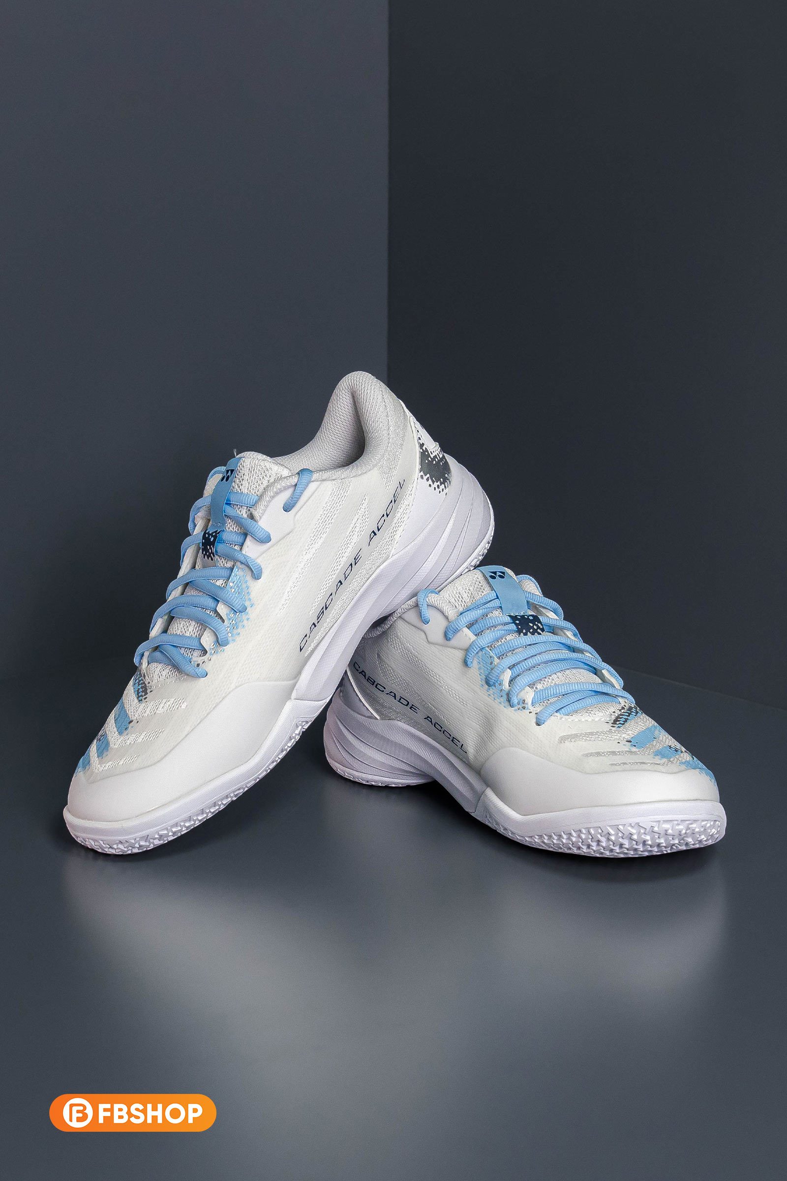 Yonex Cascade Accel Wide 2026 - Trắng Xanh